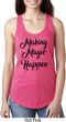Making Magic Happen Black Print Ladies Ideal Tank Top