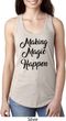 Making Magic Happen Black Print Ladies Ideal Tank Top