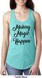 Making Magic Happen Black Print Ladies Ideal Tank Top