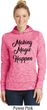Making Magic Happen Black Print Ladies Moisture Wicking Hoodie