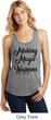 Making Magic Happen Black Print Ladies Racerback Tank Top