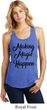 Making Magic Happen Black Print Ladies Racerback Tank Top