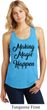 Making Magic Happen Black Print Ladies Racerback Tank Top