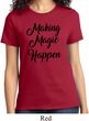 Making Magic Happen Black Print Ladies Shirt