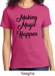 Making Magic Happen Black Print Ladies Shirt
