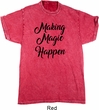 Making Magic Happen Black Print Mineral Tie Dye Shirt