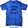 Making Magic Happen Black Print Spider Tie Dye Shirt