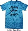 Making Magic Happen Black Print Spider Tie Dye Shirt