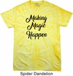 Making Magic Happen Black Print Spider Tie Dye Shirt