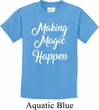 Making Magic Happen White Print Kids Shirt