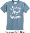 Making Magic Happen White Print Kids Shirt