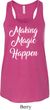Making Magic Happen White Print Ladies Flowy Racerback Tanktop