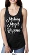 Making Magic Happen White Print Ladies Ideal Tank Top