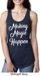 Making Magic Happen White Print Ladies Ideal Tank Top