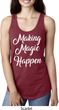 Making Magic Happen White Print Ladies Ideal Tank Top