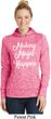 Making Magic Happen White Print Ladies Moisture Wicking Hoodie