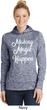 Making Magic Happen White Print Ladies Moisture Wicking Hoodie