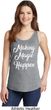 Making Magic Happen White Print Ladies Tank Top