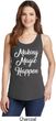 Making Magic Happen White Print Ladies Tank Top