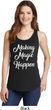 Making Magic Happen White Print Ladies Tank Top