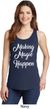 Making Magic Happen White Print Ladies Tank Top