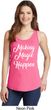 Making Magic Happen White Print Ladies Tank Top