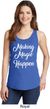Making Magic Happen White Print Ladies Tank Top