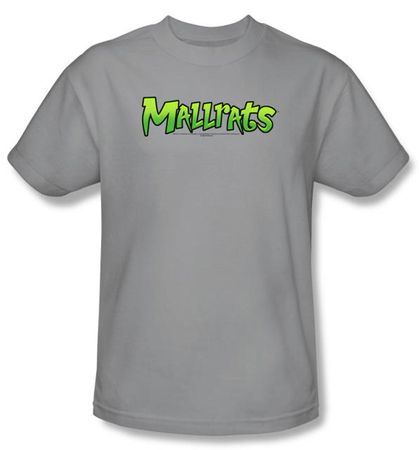 Mallrats T-shirt Movie Mallrats Logo Adult Silver Tee Shirt