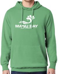 Manu Bay Surf Company Logo Beach-Washed Hoodie Sweatshirt Manu Bay Surf Company Logo Beach-Washed Hoodie Sweatshirt