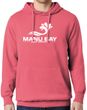 Manu Bay Surf Company Logo Beach-Washed Hoodie Sweatshirt