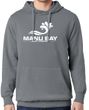 Manu Bay Surf Company Logo Beach-Washed Hoodie Sweatshirt