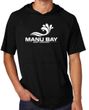 Manu Bay Surf Company Logo Lightweight Hoodie Tee Shirt