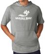 Manu Bay Surf Company Logo Lightweight Hoodie Tee Shirt