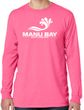 Manu Bay Surf Company Logo Mens Cotton Long Sleeve Pastel Tee Shirt