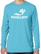 Manu Bay Surf Company Logo Mens Cotton Long Sleeve Pastel Tee Shirt