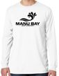 Manu Bay Surf Company Logo Mens Cotton Long Sleeve Pastel Tee Shirt