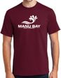 Manu Bay Surf Company Logo Surfer Tee Shirt - Regular, Big and Tall Sizes