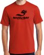 Manu Bay Surf Company Logo Surfer Tee Shirt - Regular, Big and Tall Sizes