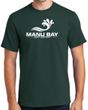 Manu Bay Surf Company Logo Surfer Tee Shirt - Regular, Big and Tall Sizes
