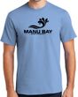 Manu Bay Surf Company Logo Surfer Tee Shirt - Regular, Big and Tall Sizes