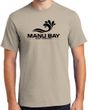 Manu Bay Surf Company Logo Surfer Tee Shirt - Regular, Big and Tall Sizes