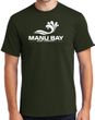 Manu Bay Surf Company Logo Surfer Tee Shirt - Regular, Big and Tall Sizes