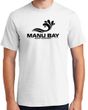 Manu Bay Surf Company Logo Surfer Tee Shirt - Regular, Big and Tall Sizes