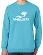 Manu Bay Surf Company Logo Unisex V-Notch Sweatshirt