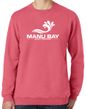 Manu Bay Surf Company Logo Unisex V-Notch Sweatshirt