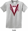 Maroon Tuxedo Kids Shirt