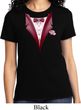 Maroon Tuxedo Ladies Shirt