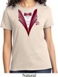 Maroon Tuxedo Ladies Shirt