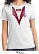 Maroon Tuxedo Ladies Shirt