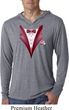 Maroon Tuxedo Lightweight Hoodie Shirt